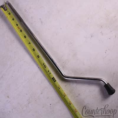 Ludwig Floor Tom Drum Leg 3/8" 9.5mm 17"Vintage 60s USA Chrome Straight-Knurling image 1