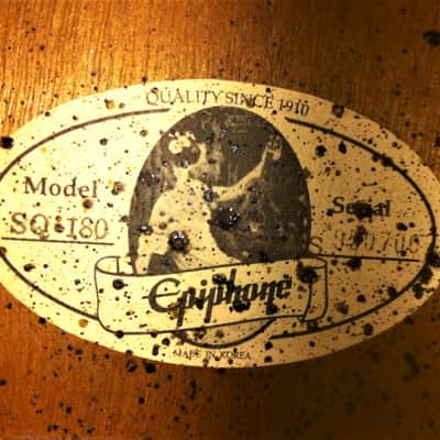 Jolie Epiphone SQ-180 "Everly brothers" de 1995 image 11