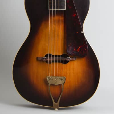 Vivi-Tone  Acousti-Guitar Acoustic Guitar (1936), ser. #587, original black chipboard case. image 3