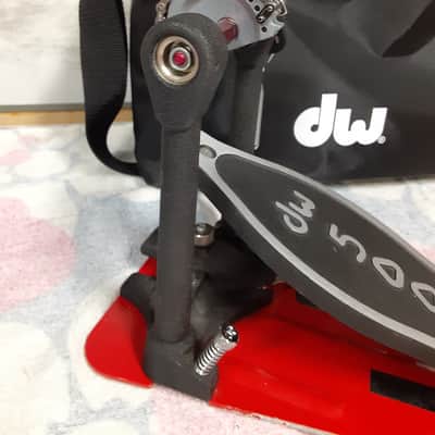 DW DWCP5000AD4 5000 Series Accelerator Single Bass Drum Pedal 2010s - Black/Red image 5