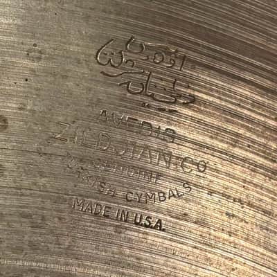 Zildjian 22" A. Zildjian '60s Stamp Ride Cymbal GORGEOUS image 4