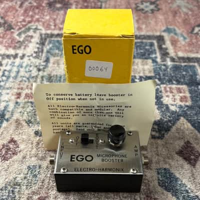 1970 Electro-Harmonix Ego Microphone Booster EH2007 NOS Vintage V1 Effect W/ Original Box & Paperwork! image 1