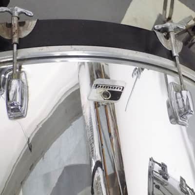 1988 Ludwig Rockers Power Plus LR-2220-RM 11 Piece Chrome over Maple Kit w/ Stands & Pedals image 5