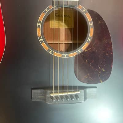 Eastman E2D-BK Dreadnought Acoustic Guitar in Black w/ Gig Bag, Pro Setup image 3