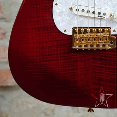 FENDER Stratocaster Richie Kotzen Signature TRB - 2016 Made in Japan - Flamed Trans Red Burst image 4
