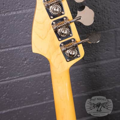 Tokai AJB114 MIJ Jazz Bass Gunmetal Blue Metallic Matching Headstock Made in Japan image 15