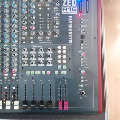 Allen & Heath ZED-R16 16-Channel Firewire Recording Mixer 2010s - Black/Red image 5