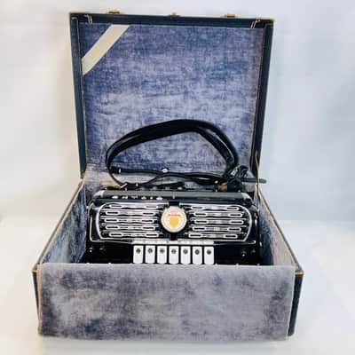 VTG Titano Palmer Converter Grand Piano Accordion Black LMH 41 Keys 120 Bass image 24