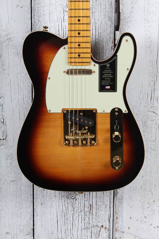 Fender 75th Anniversary American Pro Custom Telecaster Electric Guitar with Case image 1