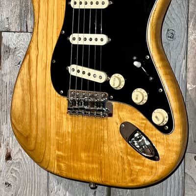 Nice 1977 Fender Stratocaster  Natural with Maple Fretboard , Great Player Includes Pro Setup & Original Hard Shell Case ! image 5