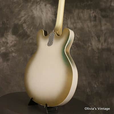 Mosrite GOSPEL GUITAR Hollowbody 1973 Gold-to-White Burst image 13