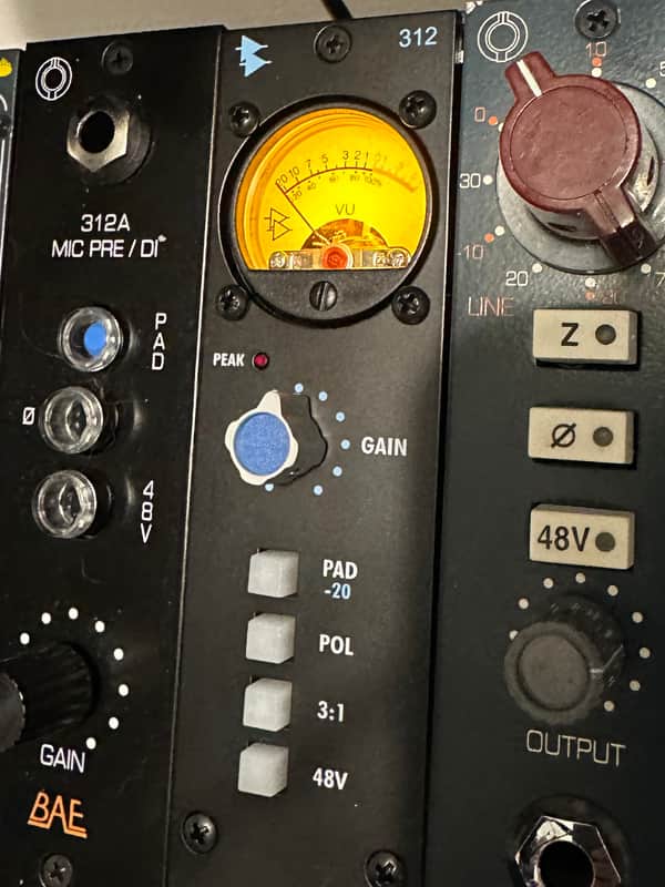 API 312 500 Series Mic Preamp Module
