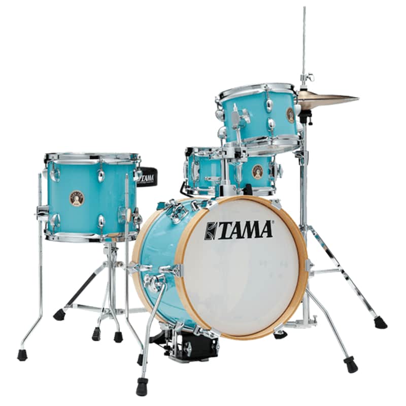 Tama Club Jam Flyer 4pc Drum Kit - “Aqua Blue” image 1