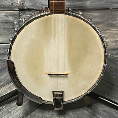 Used Christy 60's Long Neck 5 String Banjo with Hard Shell Case image 1