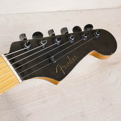 Fender Order Made ST-57 Stratocaster '57 Reissue MIJ 1991 Transparent Black w/ Matching Headstock Japan Fujigen HSS w/ Bag image 4
