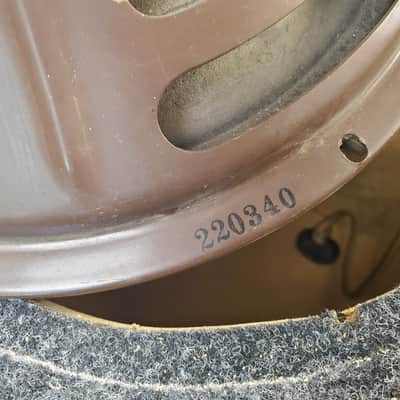 1963 Jensen C12-RL Ceramic 12" Speaker Black Carpet In Car Stereo Cab Extension Speaker Guitar Amp 8ohm image 8