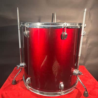 Ludwig Accent Combo 5 Piece Drum Set - Wine Red image 11