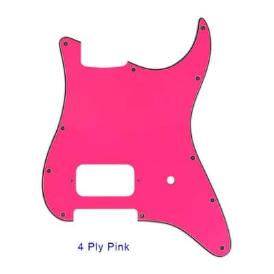 Pickguard for Strat - Free Shipping-3Ply Pink image 1