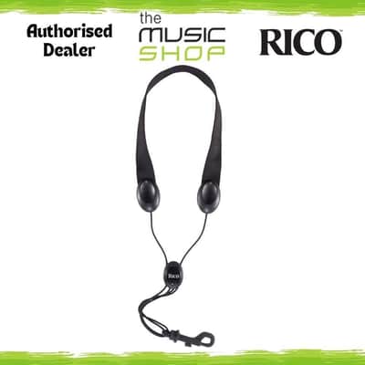 Rico Tenor/Baritone Saxophone Neck Strap with Snap Hook- SLA13 (Sax Strap) image 1