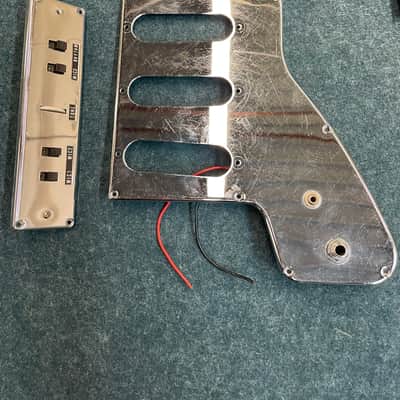 Guyatone Kent Regent Videocaster LG130 guitar chrome pickguard 1960’s - Chrome image 1
