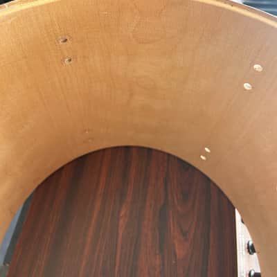 Ludwig 13x11 Birch Tom Drum Shell RARE 1990s - Black image 3