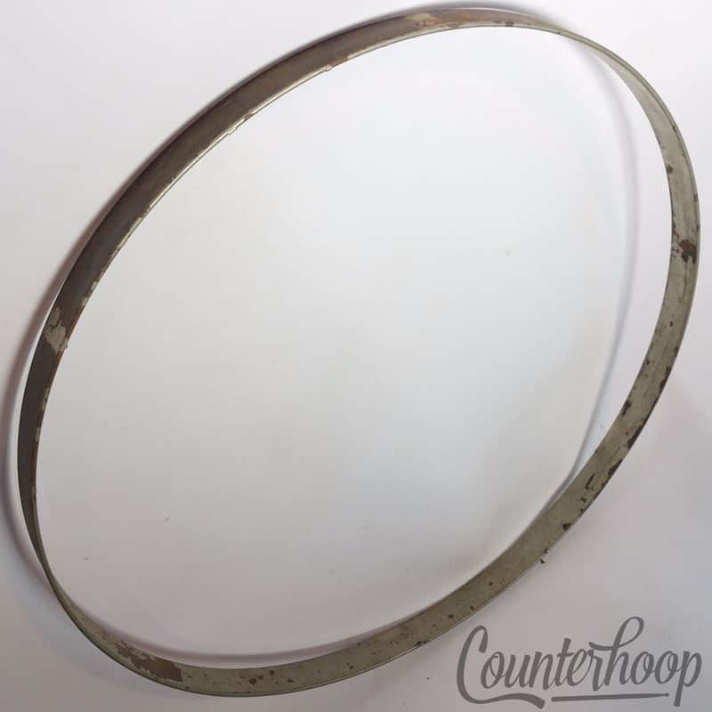 *Ludwig&Ludwig 14" Snare Drum Rim/Hoop Nickel Chicago,Il Vintage 20s Chopper USA image 1