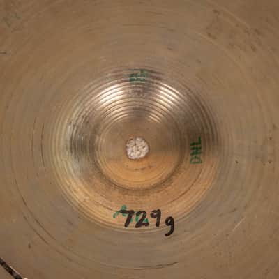 Vintage Zildjian 14" Thin Hi Hat Cymbals 706g 729g image 12