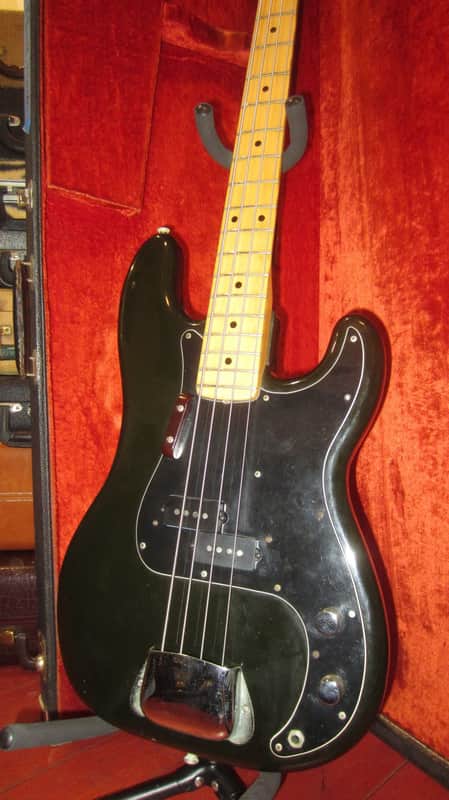 1976 Fender Precision Bass Black image 1