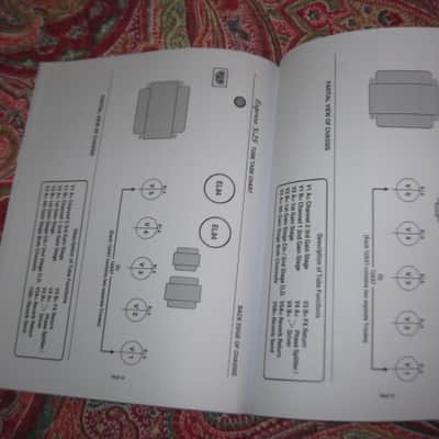 very near A+ (rarely handled) genuine Mesa Boogie Owner's Manual for Express Series 5:25 & 5:50  (NO amp included) from late 2000s/early 2010s, White Paper w/  Black Print/Graphics, 34 TOTAL pages Front Outer Cover to Back Outer Cover, 8 & 1/2" W x 11" H image 19