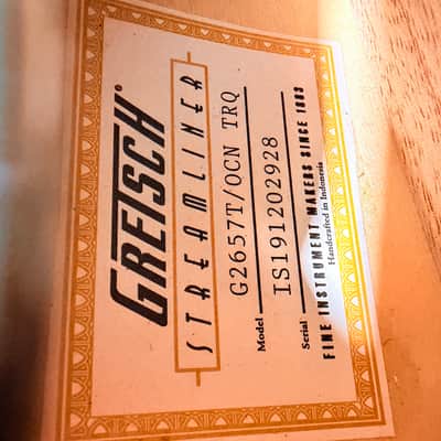 Gretsch G2657T Streamliner Center Block Jr. Double-Cut Bigsby Ocean Turquoise Semi-Hollow Electric Guitar 2019 image 3