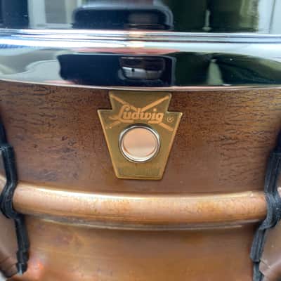 Ludwig 14 x 5" Raw Copper Phonic Snare image 7