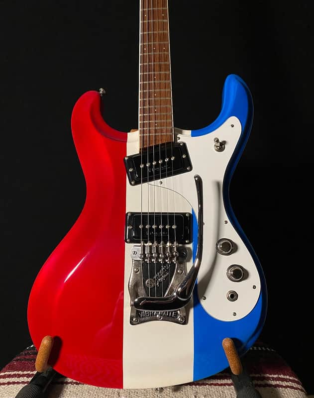 Mosrite “The Ventures" (1965) ~ ”Salesman Sample”~ Red White & Blue image 1