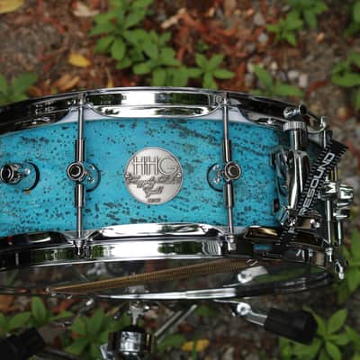 HHG Drums Super-muff Seamless Copper Snare Drum 2022 Natural Patina Copper image 15