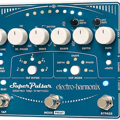 Electro-Harmonix SUPER PULSAR Super Tremolo Pedal w/ EHX Power Supply image 2