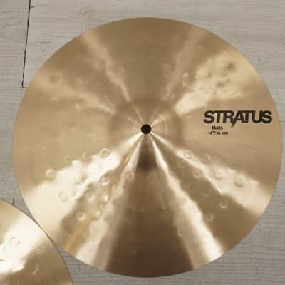 Used Sabian Stratus Hi Hat Cymbals 14 - Inch image 4