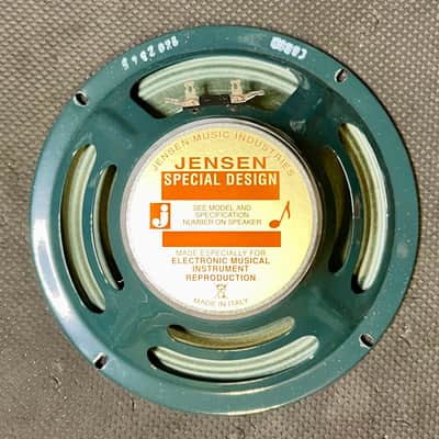 Jensen C8R, Vintage Ceramic 8”, 25-Watt 8ohm Guitar Speaker 2010s - Green image 1