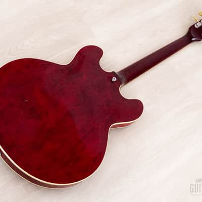 1975 Gibson ES-335 TDC Vintage Semi-Hollow Guitar Cherry Figured Maple w/ T Tops, Case image 17