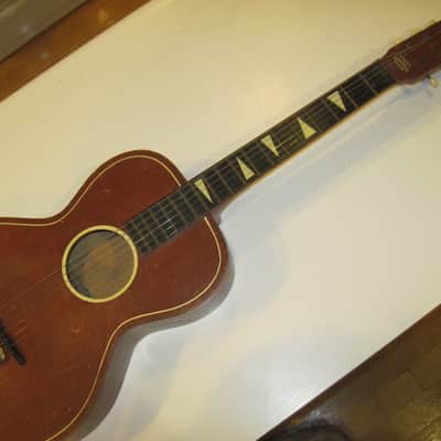 Vintage TELLENO Acoustic Guitar OLD parlor 1940's image 1