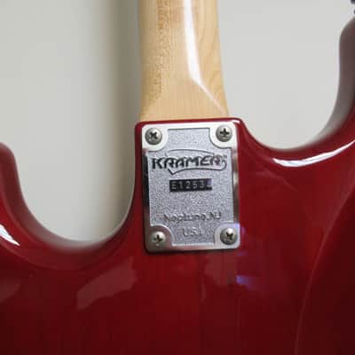 Kramer Pacer American 1986 Dark Red(stain ) over wood image 10