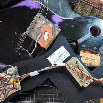 MyDream Partcaster Custom Built - Relic Black over Purple Custom 72 image 12