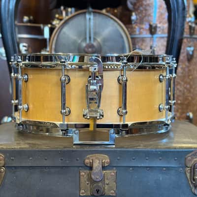 USED 5.5x14 Pearl Concert Series Snare Drum in Natural Gloss image 4