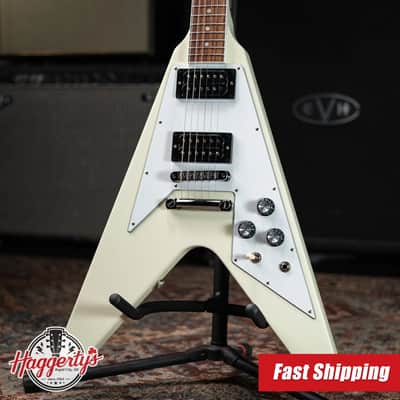 Gibson '70s Flying V Electric Guitar - Classic White with Hardshell Case image 1