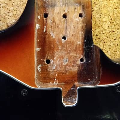 Harmony 57-1401 loaded BODY +neck plate c.1970 sunburst image 7