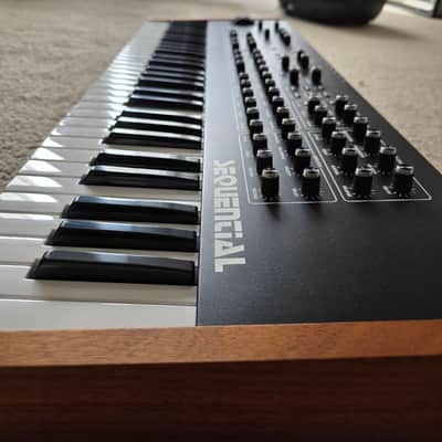 Sequential Prophet Rev2 61-Key 8-Voice Polyphonic Synthesizer 2018 - Present - Black with Wood Sides image 8