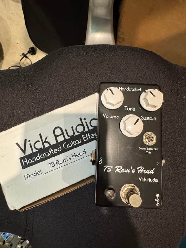Vick Audio '73 Ram's Head Fuzz muff pedal image 1