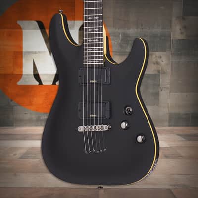 Schecter Demon-6 - Aged Black Satin (3660) image 1