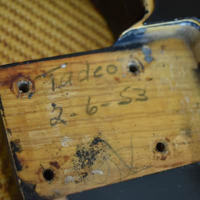 1953 Fender Precision Bass Pre-CBS Butterscotch Blonde w/HSC image 23
