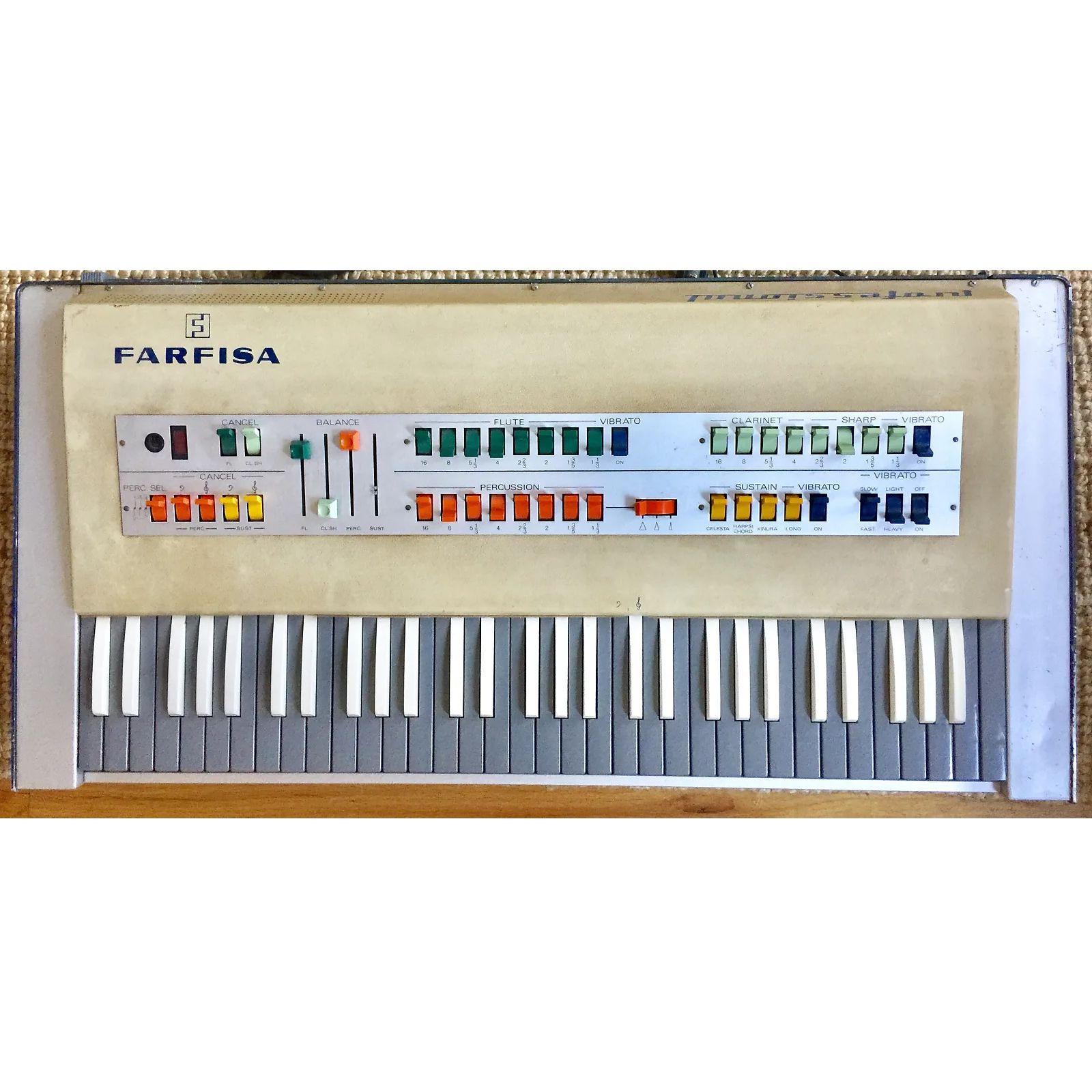 Farfisa Professional 222 61-Key Organ | Reverb UK