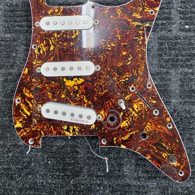 Used Kinman Pickups with Strat pickguard image 1