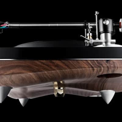 GOLD NOTE Mediterraneo Italian Walnut Turntable - B7 Ceramic Tonearm Included - NEW! image 11